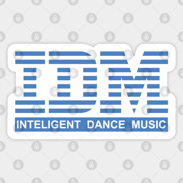 IDM: Intelegent Dance Music Sticker by jonah block